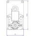 Мотор редуктор Mellor 2 оборота 25W 23Nm -FB1397